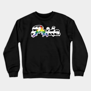 Straight Ally Pride Drip Crewneck Sweatshirt